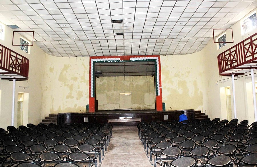 A view of the interiors of Kaveri Kalakshetra in Madikeri.