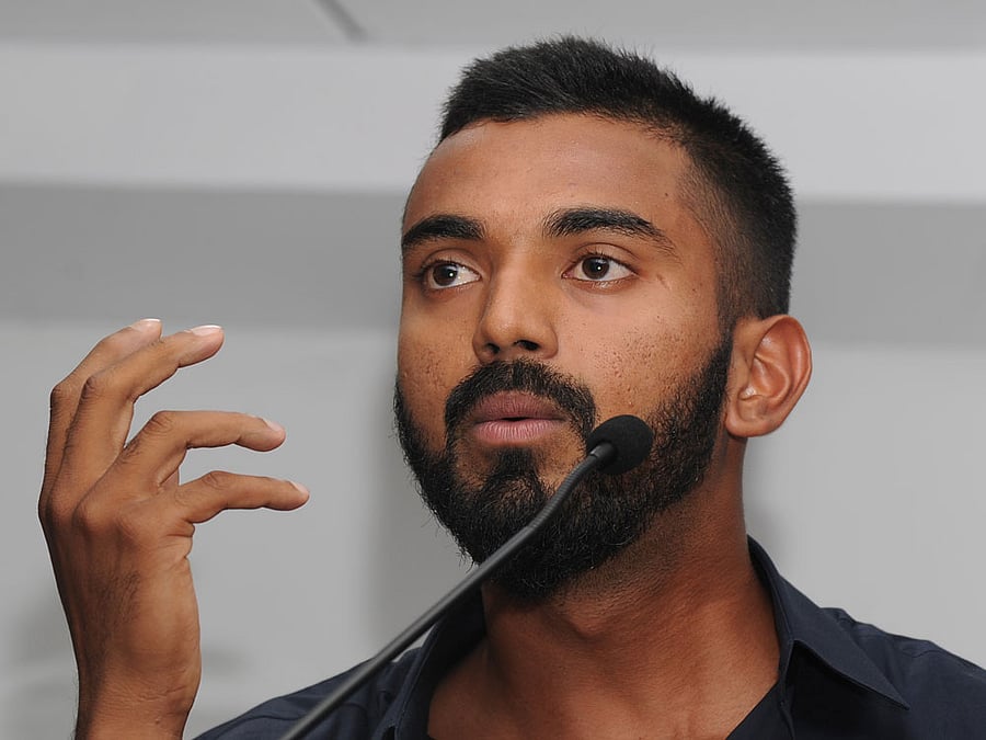 K L Rahul. DH file photo.