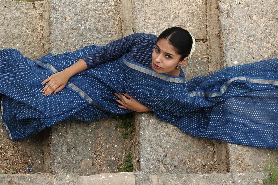 SAREE FOR A SOIREE Aavaran Savaan sare.