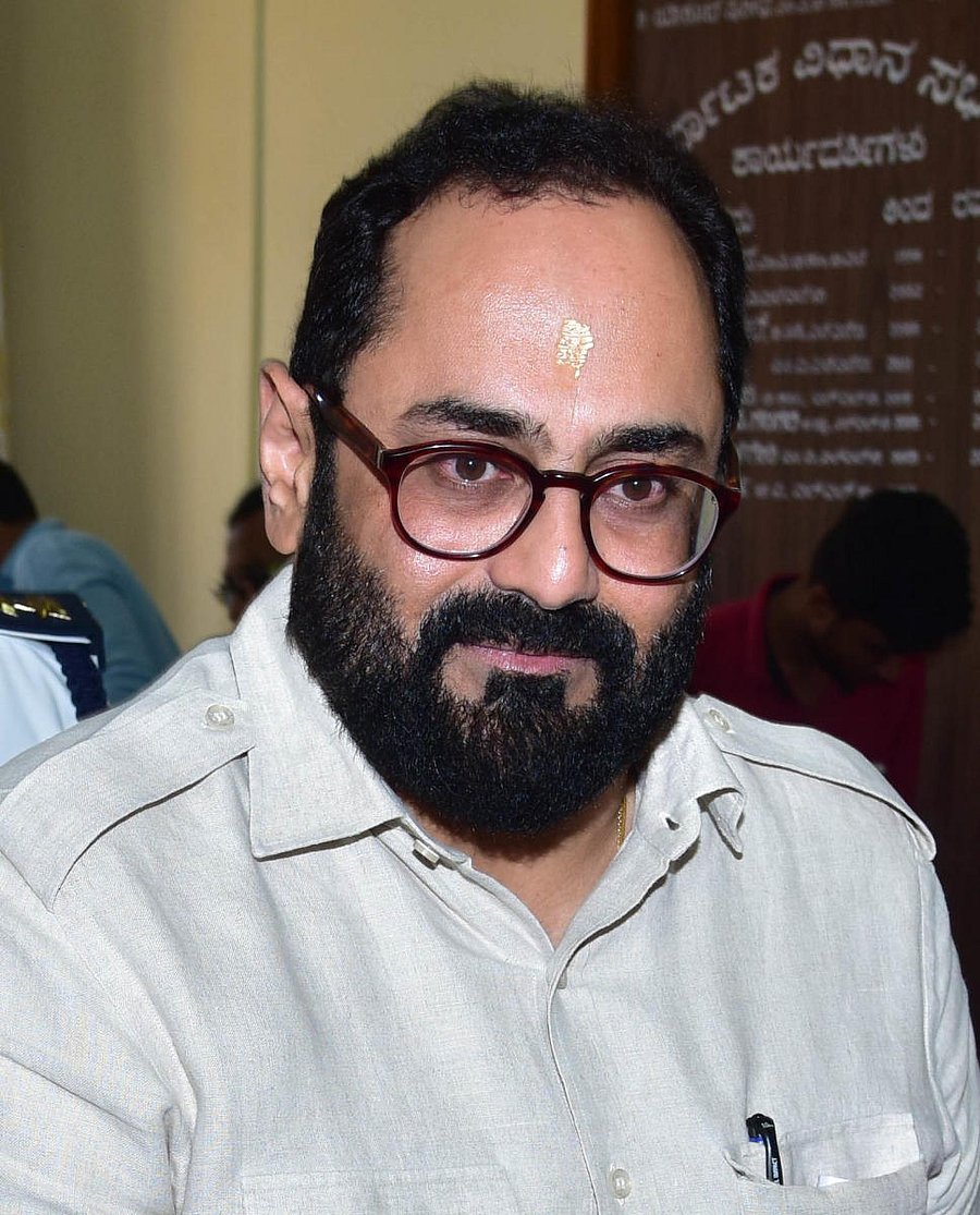 BJP Rajya Sabha MP Rajeev Chandrasekhar. DH Photo/ B H Shivakumar