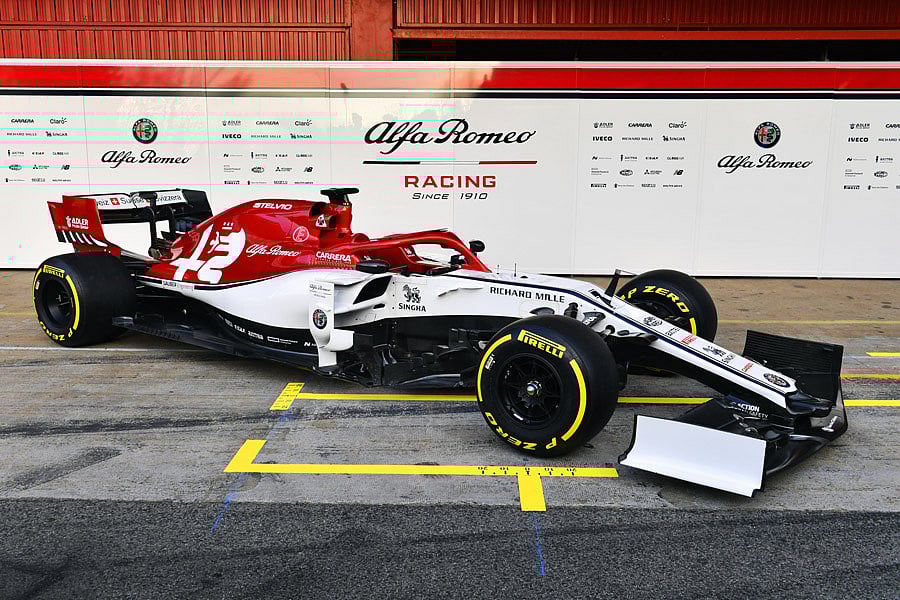 Alfa Romeo Racing's C38 car. Picture credit: Alfa Romeo Racing
