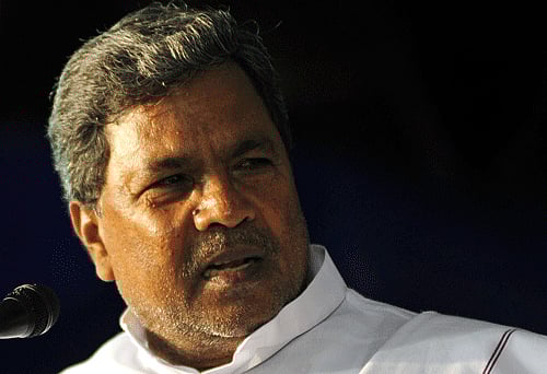 Siddaramaiah: File image