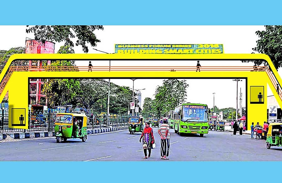 Passengers, however, questioned the need for a skywalk when the existing subway in front of Metro station can be extended to the third entry.