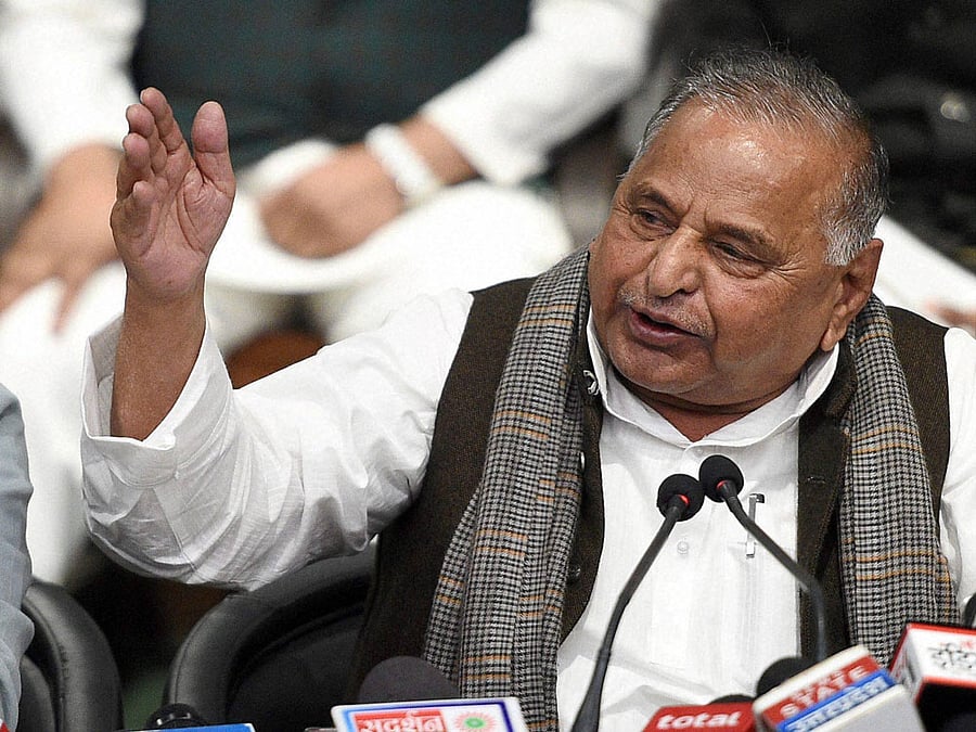 Samajwadi Party (SP) patron Mulayam Singh Yadav. PTI file photo