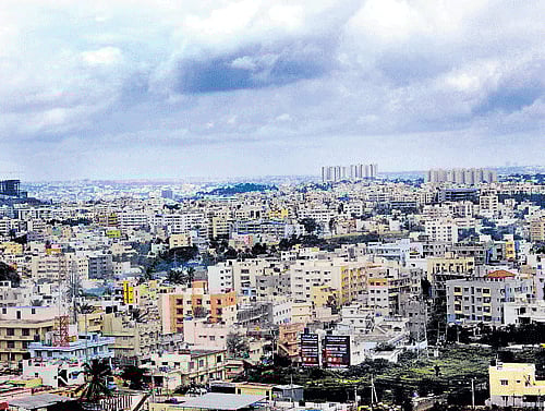Land in demand: With Hyderabad's future as an economic powerhouse being uncertain,  investors in the property market see Bangalore as a safe bet. dh photo