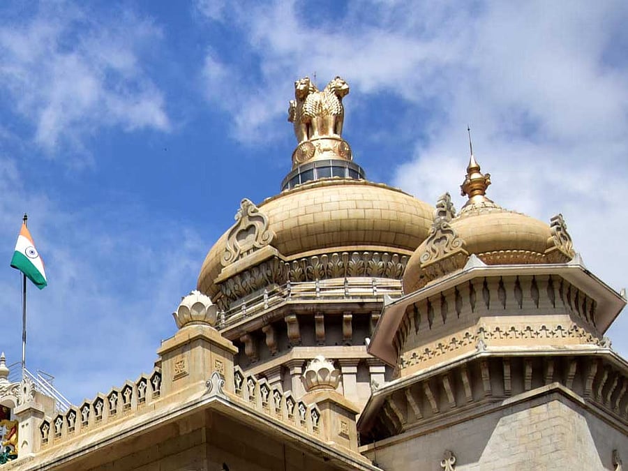 Vidhana Soudha. Photo by B H Shivakumar