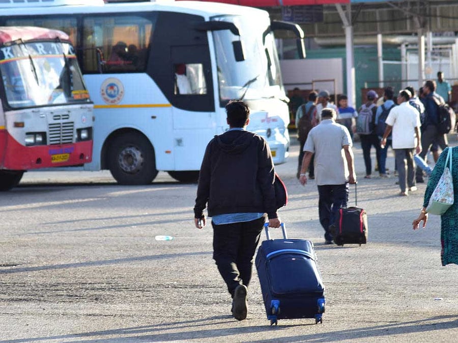 The latest circular, which will come into effect from Thursday, directs conductors to consider dogs as an adult passenger and collect charges accordingly. DH File Photo