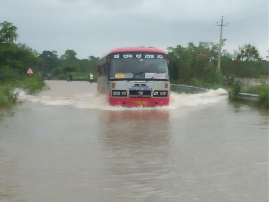 Those services have remained cancelled since Thursday afternoon after landslides blocked the route near Suntikoppa town. (DH Photo)