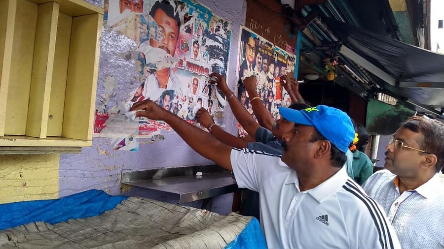 The civic body was spurred to action after the high court ordered it to make a draft to make Bengaluru free of flexes and banners.