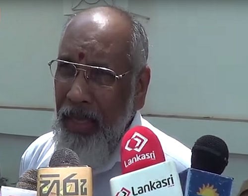 Tamil Makkal National Front organised today's protest march and a rally to highlight issues faced by the community. screen grab