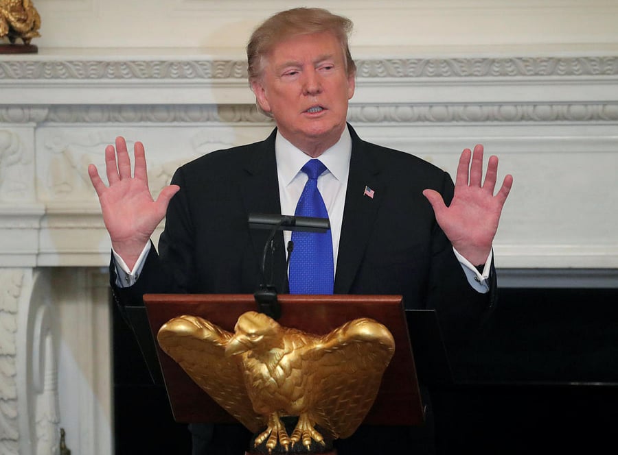 US President Donald Trump. Reuters photo