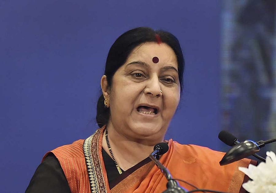 External Affairs Minister Sushma Swaraj. PTI file photo