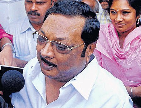 The DMK Tuesday expelled disgraced leader and former central minister M.K. Alagiri, a son of party supremo M.K. Karunanidhi. PTI photo