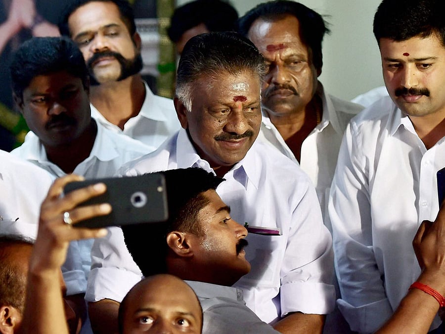 O Panneerselvam. PTI file photo
