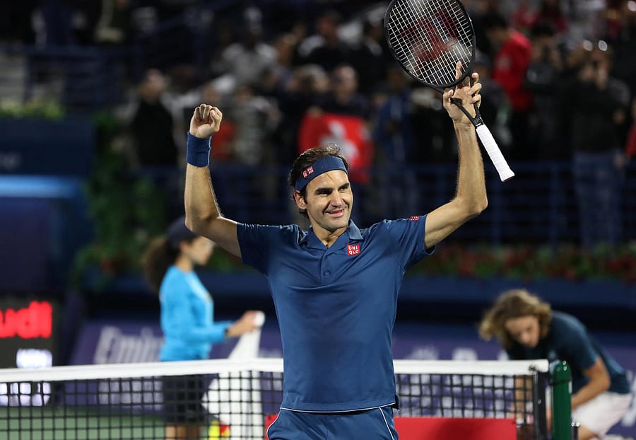 TIMELESS: Switzerland's Roger Federer said his two-decade longevity is the prime reason for his century of titles. Reuters