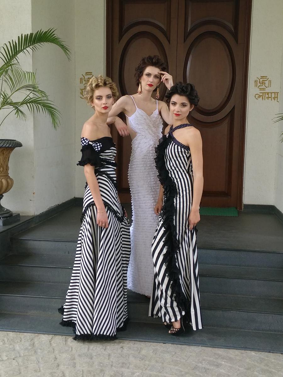 Gowns designed by Jattinn.