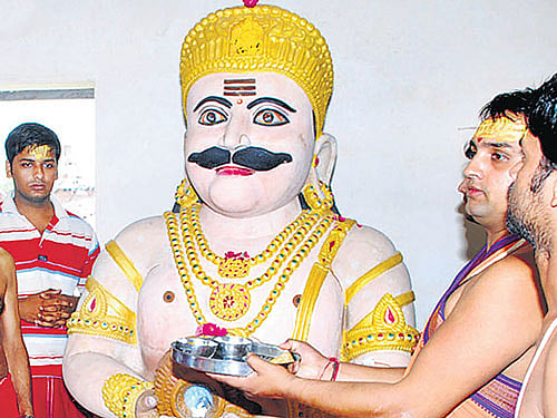 Ravana temple at Mandore in Rajasthan.