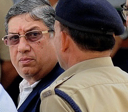 BCCI president N. Srinivasan File Photo