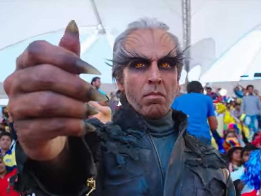 Bollywood actor Akshay Kumar plays the 'supervillain' in the film directed by Shankar. (Video grab)