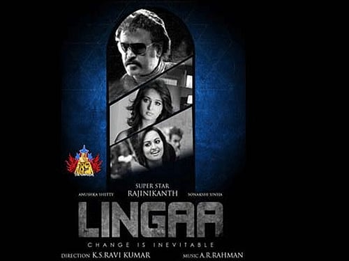 Superstar Rajinikanth will be playing a district collector and an unknown role in a flashback sequence. 'Lingaa' Movie poster