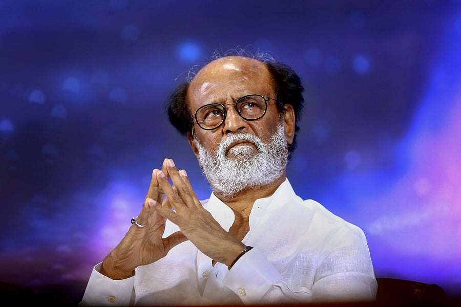 Actor Rajinikanth in a statement without naming the DMK, said: "no force" can separate him from his fans and urged his followers to tread the path of fairness. PTI file photo