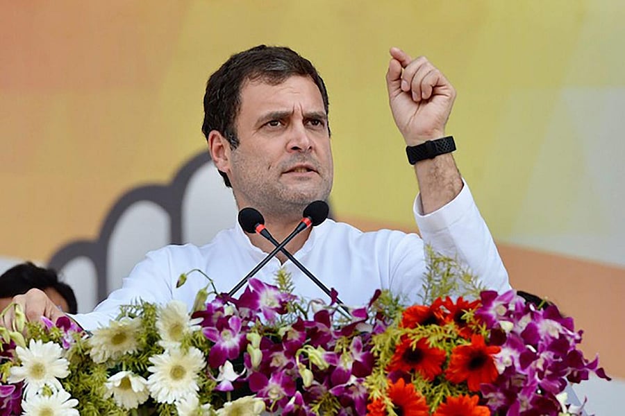 Congress President Rahul Gandhi. PTI file photo