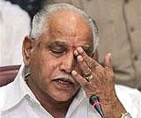 B S Yeddyurappa - File photo