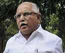 B S Yeddyurappa.File photo