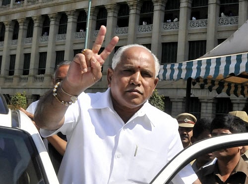 KJP President BS Yeddyurappa. DH photo