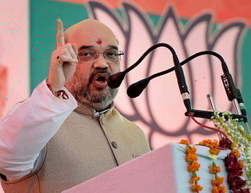 BJP president Amit Shah on Saturday picked his young "A Team" but dropped Varun Gandhi and rewarded B S Yeddyurappa for the party's good show in Karnataka by making him one of the 11 vice-presidents. PTI photo