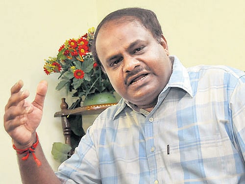 H D Kumaraswamy. File photo.