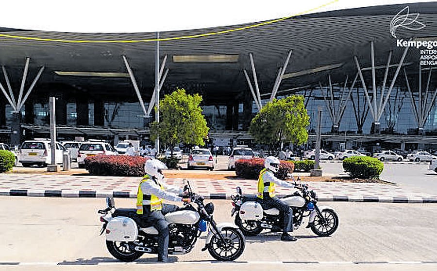 KIA, first airport to launch custom-made patrolling bikes