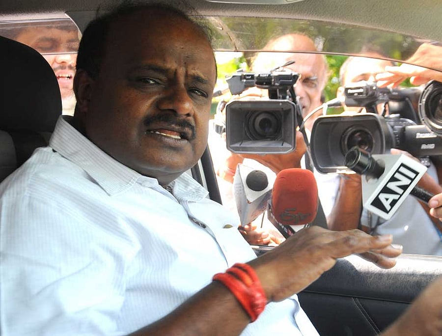 JD(S) state president H D Kumaraswamy, file photo
