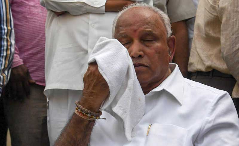 Yeddyurappa has admitted that the voice on the clip was his. DH File Photo.