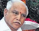 Karnataka Chief Minister B S Yeddyurappa. File Photo