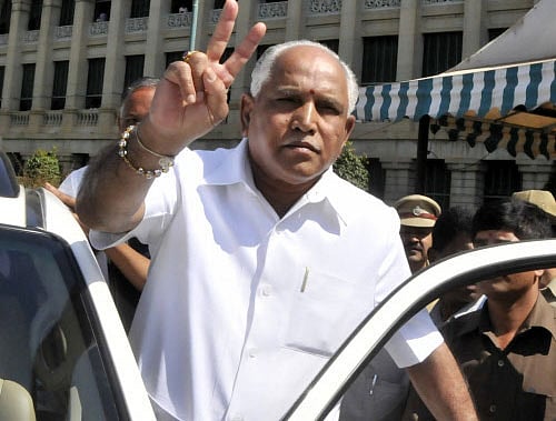 Former BJP leader B S Yeddyurappa. File Photo
