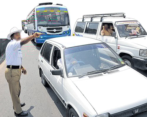 tough job The traffic cops deal with a plethora of profession-related health issues.