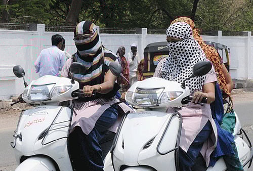 Bangalore recorded a maximum temperature of 36.4 degrees Celsius up to 5:30 pm on April 24, the hottest for this season. DH photo