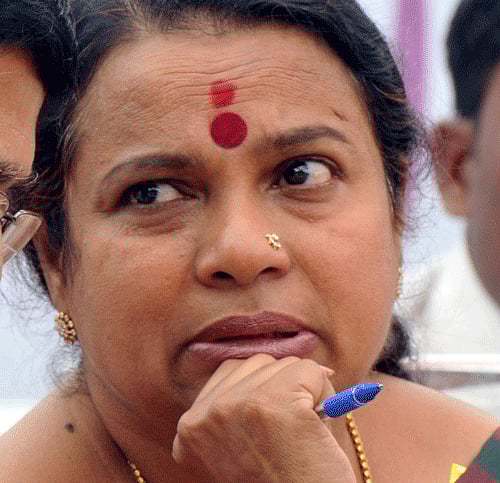 Sources said that the decision was made for the benefit of a few individuals, including Kannada and Culture Minister Umashree and former higher education minister C T Ravi, who had applied for the PhD programme in political science during the same year / DH Photo of Umashree