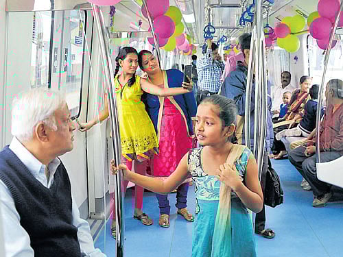 City Development Minister K J George had recently said that the State government is mulling suburban transport service. dh file photo