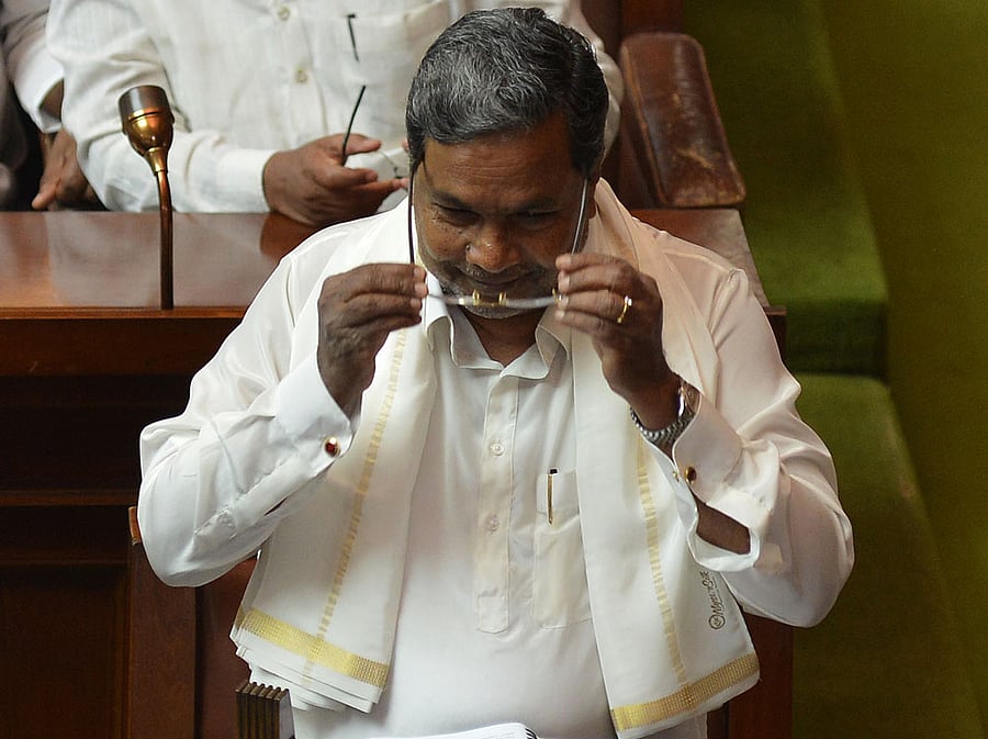 Karnataka Chief Minister Siddaramaiah. DH File photo