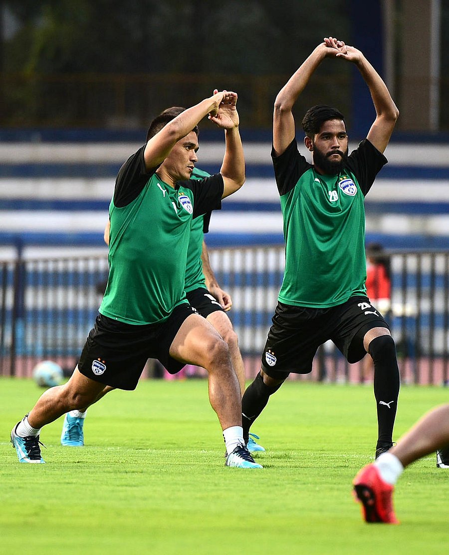 Bengaluru FC will pin their hopes on Sunil Chhetri when they face Abahani Dhaka in the AFC Cup. DH FILE PHOTO