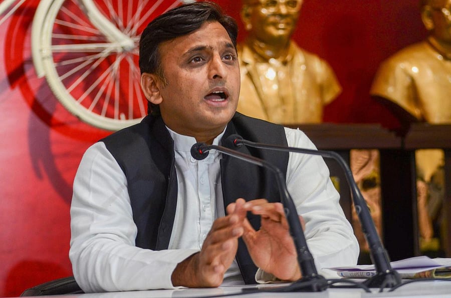 Lucknow: Samajwadi Party chief Akhilesh Yadav. PTI Photo