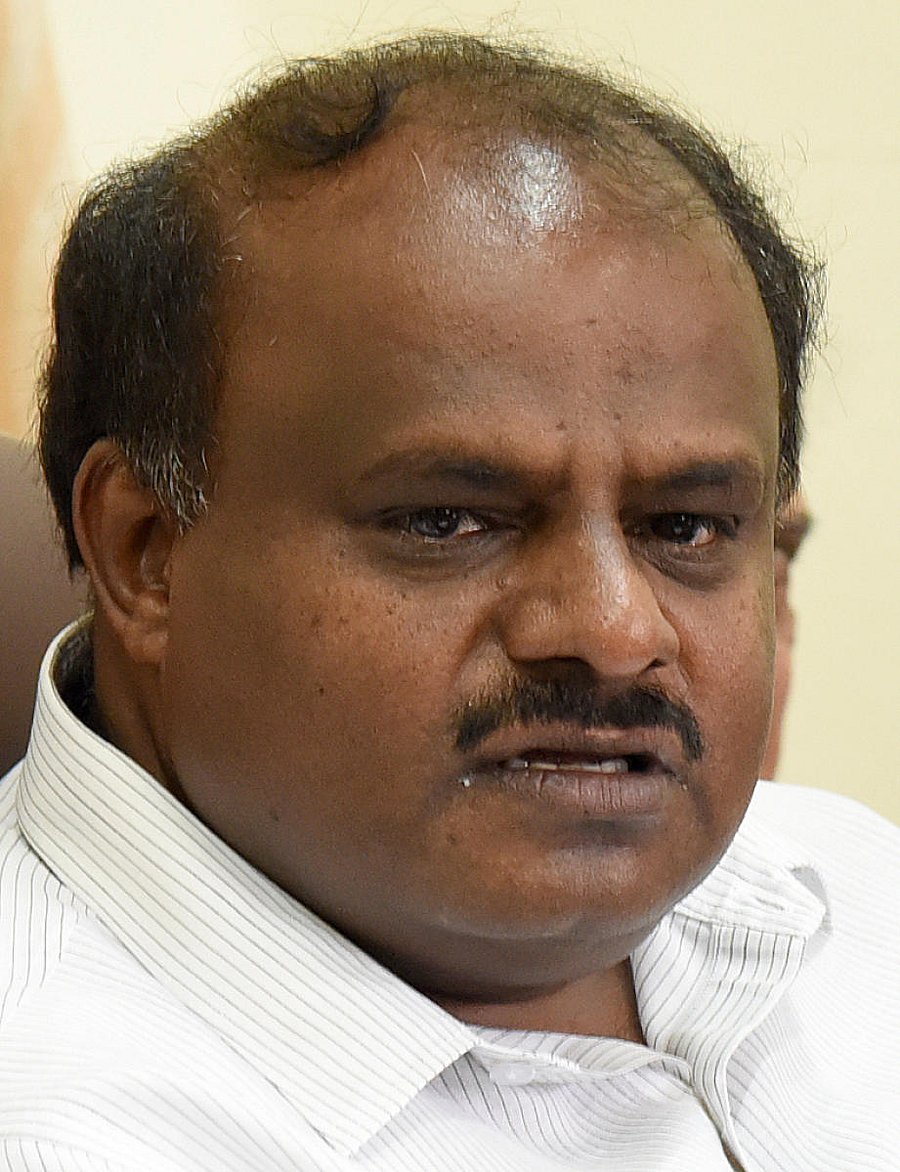 JDS MLA and Former CM HD Kumarswamy addressing press conference at Vidhan Soudha, in Bengaluru on Friday 15th July 2016. Photo/ B H ShivakumarH D Kumaraswamy