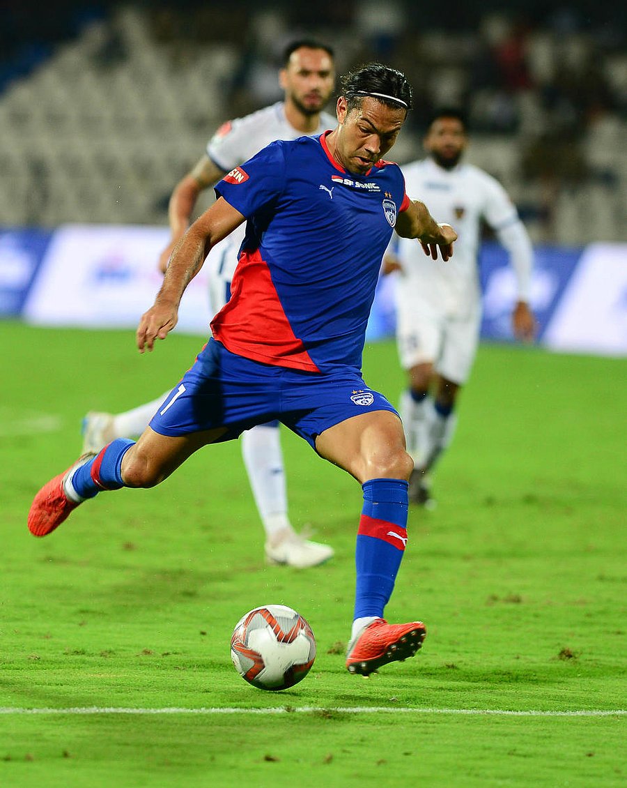 Miku will be hoping to make it two in two when Bengaluru FC take on Jamshedpur FC on Sunday. DH Photo/ Satish Badiger