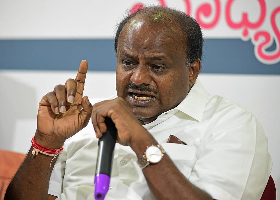 Karnataka Chief Minister H D Kumaraswamy. DH file photo.