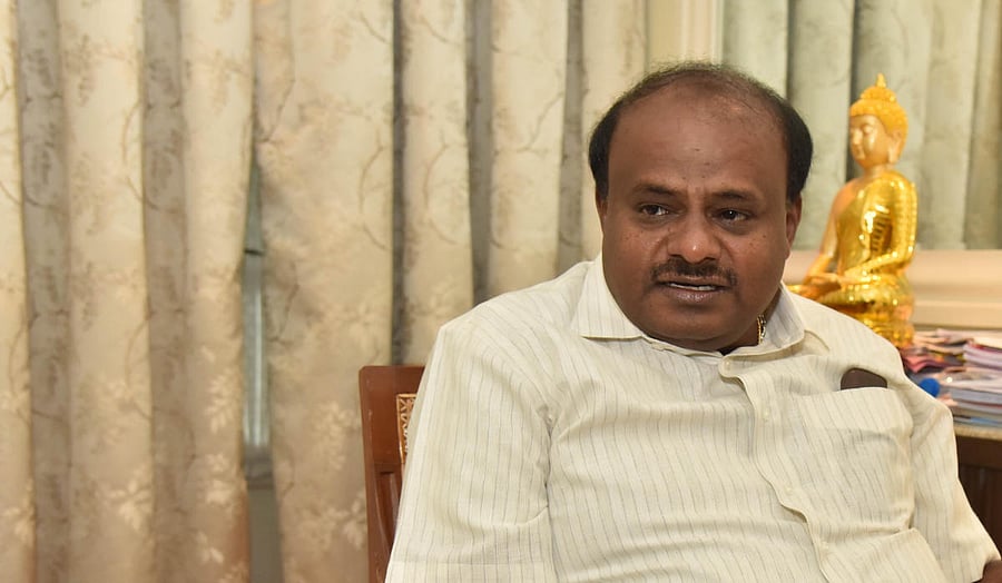 Karnataka Chief Minister H D Kumaraswamy. DH file photo