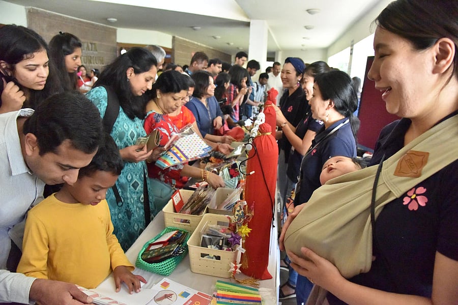Visitors at the Japan Habba at JN Tata auditorium, IISc organised by Japan Habba Trust in Bengaluru on Sunday 03rd February 2019. Photo by Janardhan B K