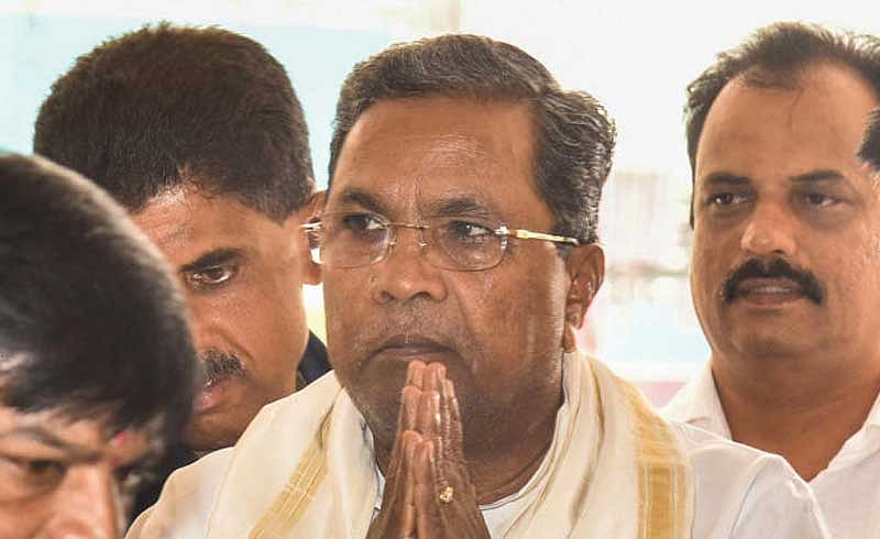 Coalition Coordination Committee chairman Siddaramaiah