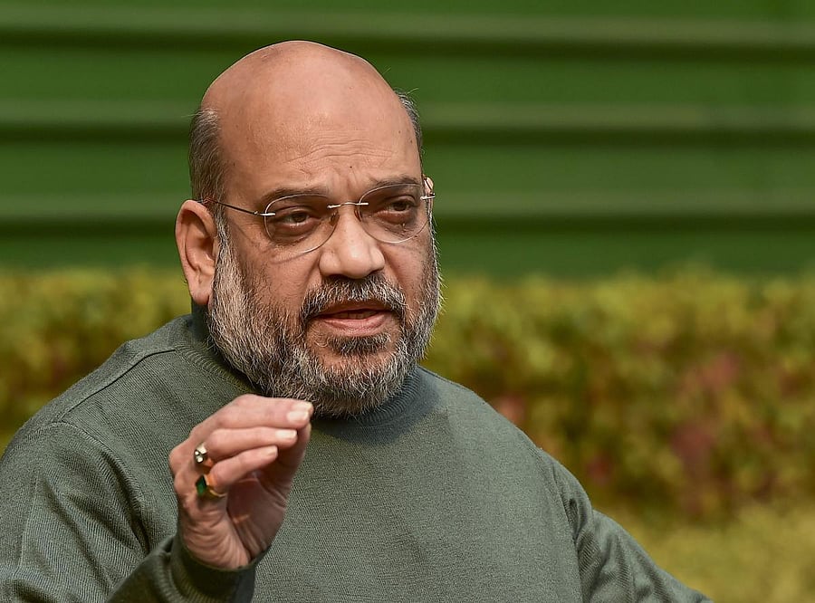 Shah said Parrikar has shown how a BJP worker "even during his toughest time, is committed to the philosophy of Nation First, Party Next and Self Last". (PTI File Photo)